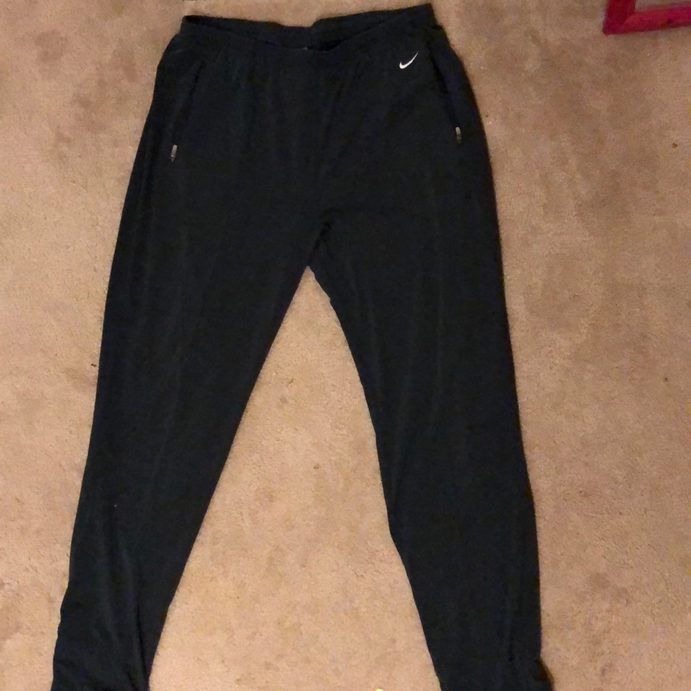 Nike Dri-Fit joggers.
